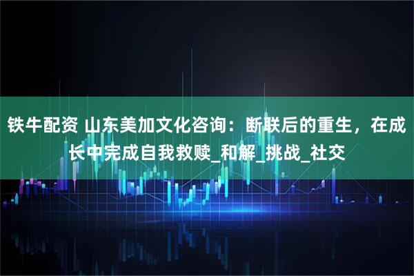 铁牛配资 山东美加文化咨询：断联后的重生，在成长中完成自我救赎_和解_挑战_社交